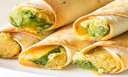 Avocado Rolls with Curried Hummus